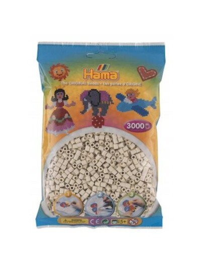 Hama Ironing Beads - Cloudy Hvit (201-77) 3000pcs.