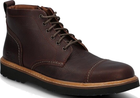 Clarks Weltridge Zip G DARK BROWN LEA 43