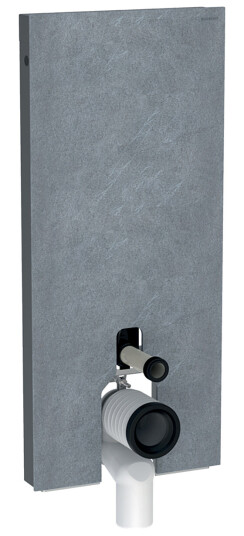Geberit Monolith Modul, 114 cm Til gulvstående toalett, Skiferstruktur