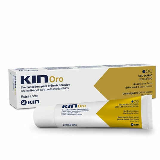 Kin Gebiss Plate Feste Krem Kin Oro (75 Ml) Kin Gebiss Plate Feste Krem Kin Oro (75 Ml)