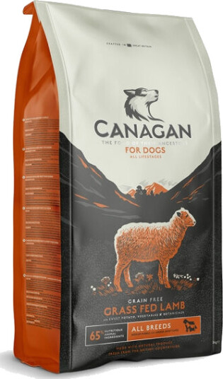 Canagan 12 kg Kornfritt Hundefôr med Lam for Store Raser Canagan 12 kg Kornfritt Hundefôr med Lam for Store Raser