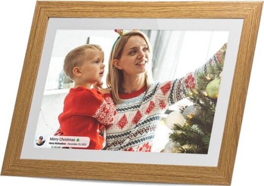 Lippa 10" Frameo Brun Digital Fotoramme med Wi-Fi Lippa 10" Frameo Brun Digital Fotoramme med Wi-Fi