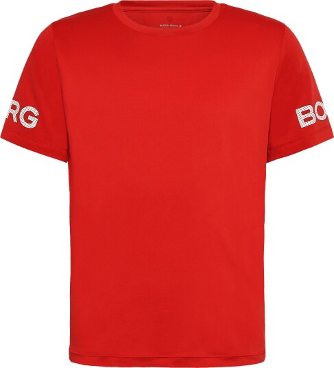 Björn Borg Borg T Shirt FLAME SCARLET 110 116