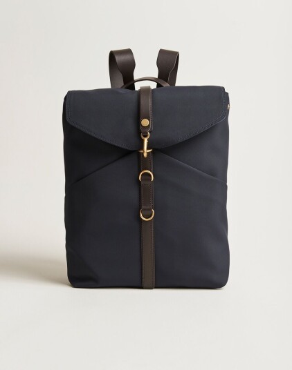 Mismo M/S Rucksack Navy/Dark Brown