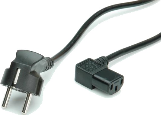 VALUE Power Cable angled IEC VALUE Power Cable angled IEC