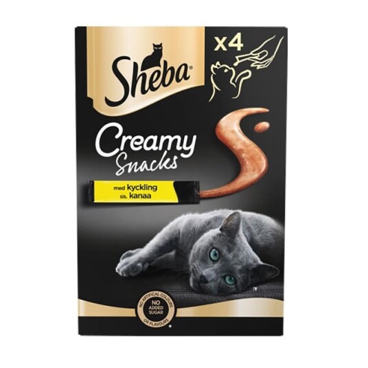 Sheba Creamy Snacks Kylling 4X12 G