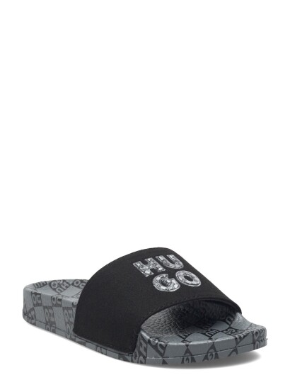 Hugo Kids Aqua Slides   Black   39