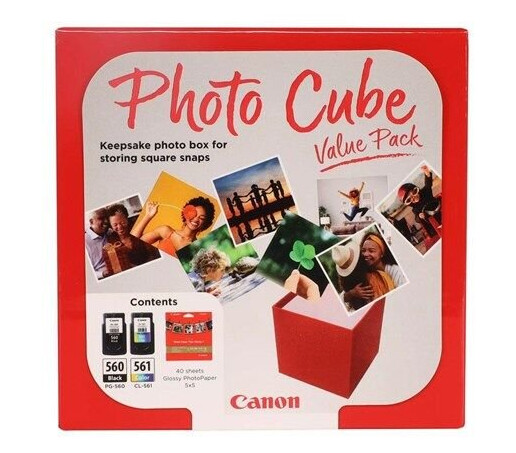 Canon PG 560/CL-561 Photo Value Pack - Blekkbeholder / papirsett Colour (cyan, magenta, yellow)