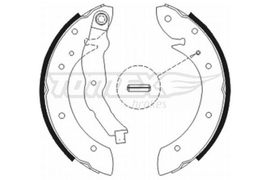 Bremsesko sett TOMEX Brakes TX 20 79