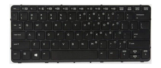 HP I Backlit Keyboard w/pointing stick. De - Brbart tastatur - til utskifting - Dansk