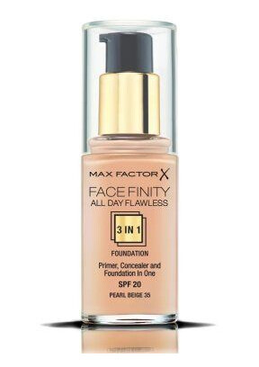 Max Factor Facefinity 3-in-1 Foundation SPF20 #35 Pearl Beige 30ml