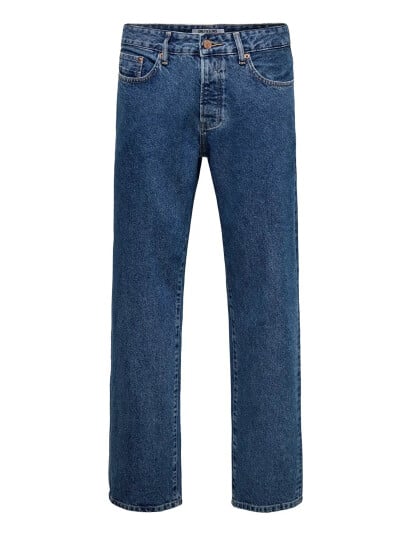 ONLY & SONS Onsedge Straight Box Tai Dnm Noos Blue 28 x 32