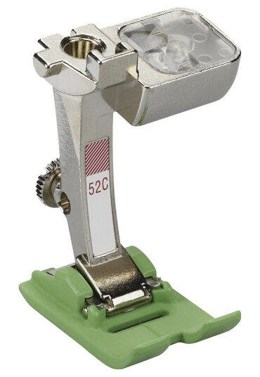 Bernina 52C Sikksakkfot m/9mm glidesåle C, D, Ea3+4, Eb3+4, Ec3 og F