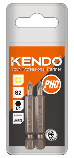 KENDO BITS PH0 50MM 2 STK KENDO BITS PH0 50MM 2 STK