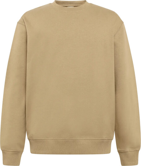 Knowledge Cotton Apparel Relaxed Crew Neck Beige L