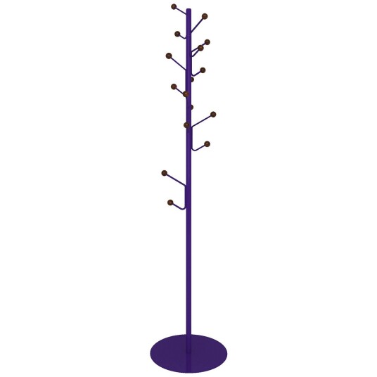 Maze Bill Klesstativ Gulv Valnøtt / Royal Purple