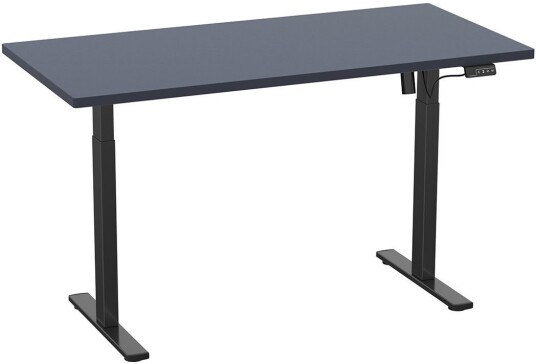 LonaE skrivebord elektrisk hev senk funksjon 110x80x71 120cm antracitt svart.