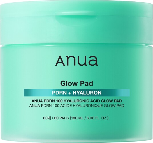 ANUA PDRN 100 Hyaluronic Acid Glow Pad 180 ml