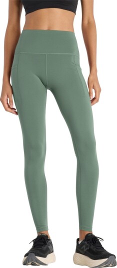 New Balance Women"s Sleek Pocket High Rise Legging 27" Dark Juniper L