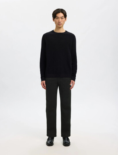 Selected Slh196-Straight New Miles Flex Pant Noos - Black - 31 x 32