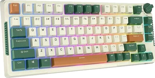 Royal Kludge Tastatur Royal Kludge Rkh81 Rgb Mekanisk Tastatur Sky Cyan Bryter Grønn Royal Kludge Tastatur Royal Kludge Rkh81 Rgb Mekanisk Tastatur Sky Cyan Bryter Grønn