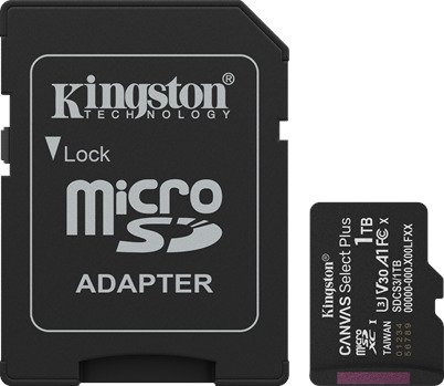 Kingston Canvas Select Plus Gen3 MicroSD/SD - 150MB/s - 1TB