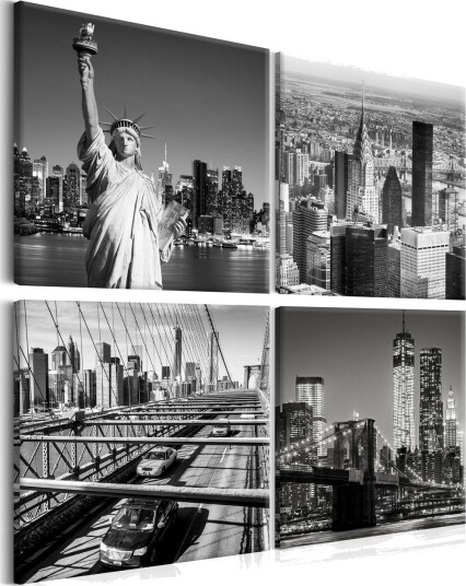 Bilde Faces Of New York 40x40 Artgeist sp. z o. o.