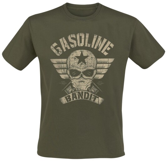 Gasoline Bandit - Rockabilly T-skjorte - Classic Logo - S til 3XL - Herrer - olivengrønn Gasoline Bandit - Rockabilly T-skjorte - Classic Logo - S til 3XL - Herrer - olivengrønn