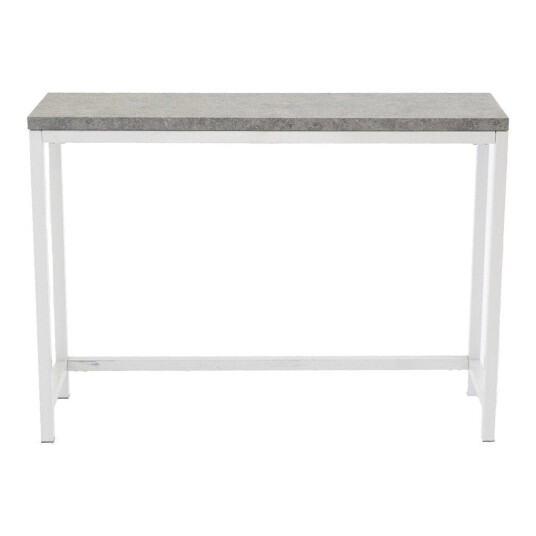 Rise konsollbord 30x110 cm betong dekor, hvit.