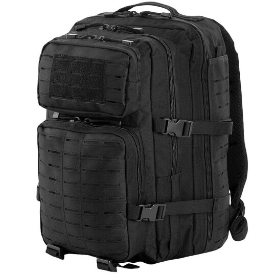 M-Tac Ryggsekk M-Tac Large Assault Pack Laser Cut Black M-Tac Ryggsekk M-Tac Large Assault Pack Laser Cut Black