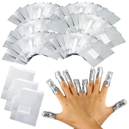 Otego 100st Borttagning Wraps / folie Nagelacksborttagningsfolie