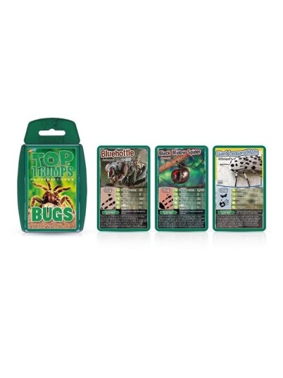 Winning Moves Bugs Top Trumps Card Game ENGLISH