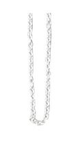 Design Letters Necklace Chain 45 cm Silver Design Letters Necklace Chain 45 cm Silver