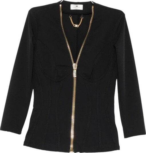 Elisabetta Franchi Dame Jakker Svart M,