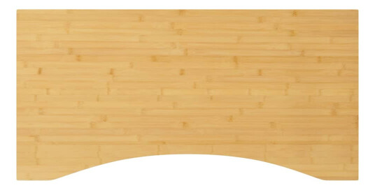 vidaXL Skrivebordsplate 100x50x4 cm bambus