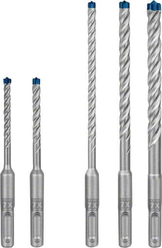 Bosch Expert 7X Hammerborsett 5 Deler 5-10mm for Betong og Granitt Bosch Expert 7X Hammerborsett 5 Deler 5-10mm for Betong og Granitt