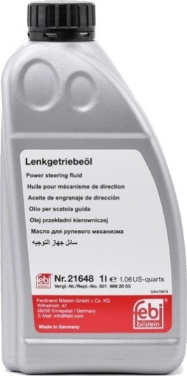 FEBI BILSTEIN 21648 Hydraulikkolje