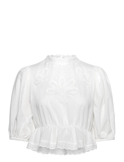 Gina Tricot Boho Blouse - White - S