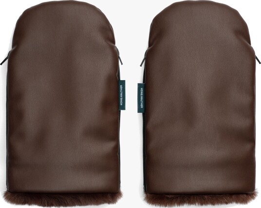 KONG.WALTHER Østerbro Fur Barnevognvotter Chocolate Brown