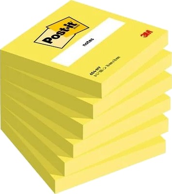 Post It Post It 7100199885 76 Mm X 76 Mm Gul 600 Blad