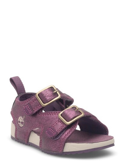 Timberland Castle Island Backstrap Sandal Bright Purple Metallic   Purple   25