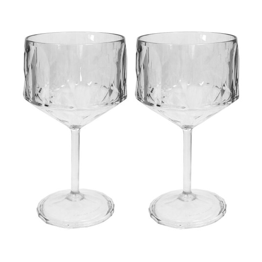 Koziol Club No. 15 drinkglass plast 40 cl 2-pakning Krystallklar 1746510-01-0 1746511-01-0