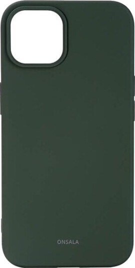 Onsala Silikon Mobildeksel i Olivengrønn for iPhone 13/14 - Støtabsorberende Design