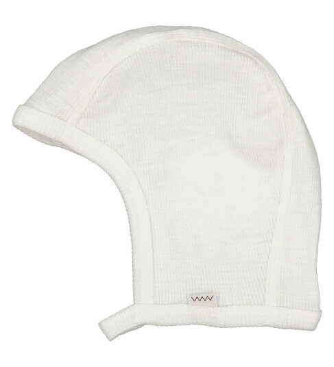 MarMar Babylue Ull Hoody Natural MarMar 2 år 92 Lue baby Hvit