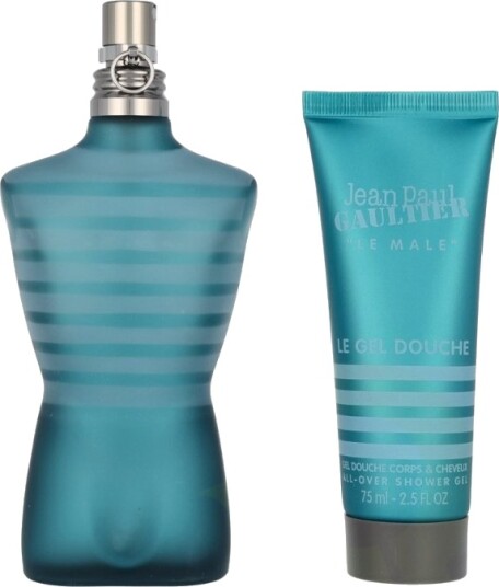 Jean Paul Gaultier Le Male Gavesett med 200 ml Eau De Toilette og 75 ml Duschgel