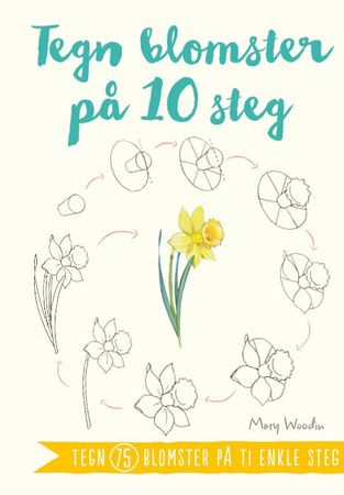 Tegn blomster på 10 steg Pocket