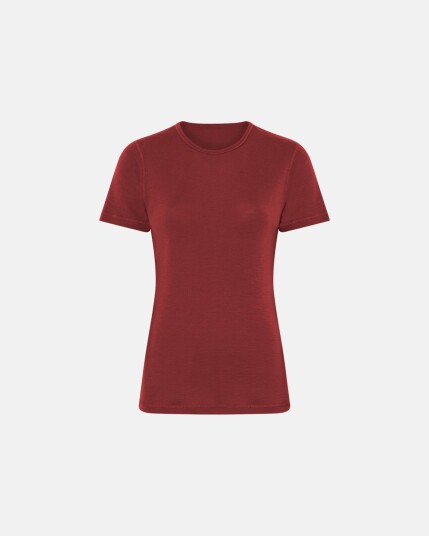 Dovre Women T skjorte 100% ull rød Dovre Women T skjorte 100% ull rød