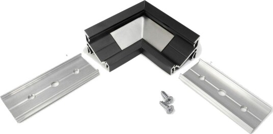 Topmet Profilsamler CORNER14 90DEG   Svart anodisert