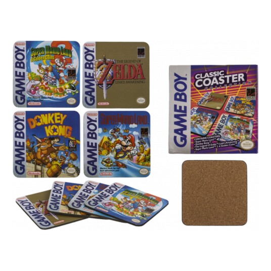 Out of the Blue Drikkeunderlag Gameboy - 4-pakning