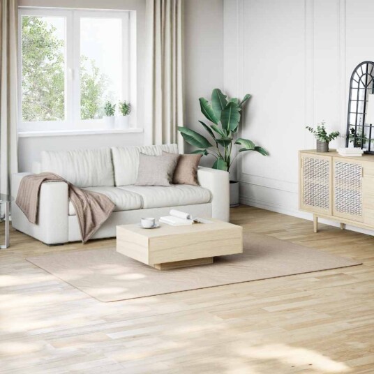 vidaXL Vaskbart teppe mykt kort lugg 160x230 cm sklisikker beige